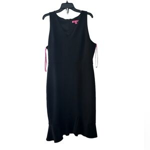 Betsey Johnson black ruffle dress